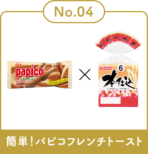 簡単！パピコフレンチトースト