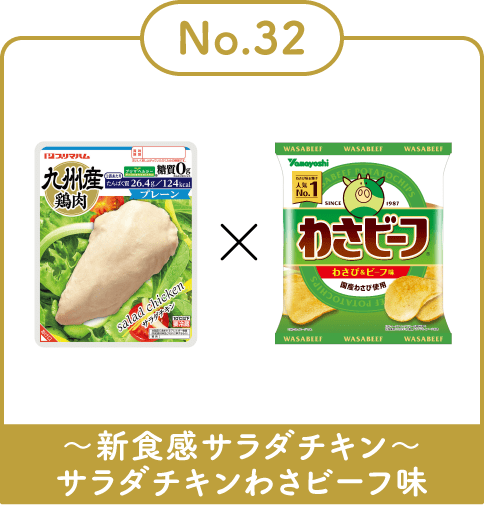 ～新食感サラダチキン～サラダチキンわさビーフ味